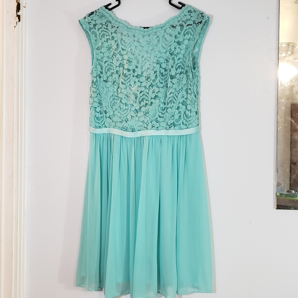 Teal dress